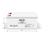 Аккумуляторная батарея 12В 200Аг Gel BAPTA BP-200AMP