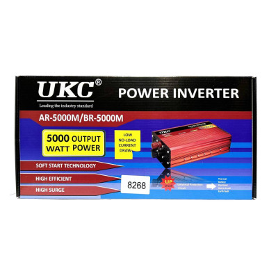 Преобразователь инвертер AC/DC 5000Вт 12В UKC SI-A2-AR5000W