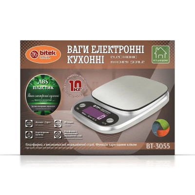 Весы электронные бытовые 10кг кухонные BITEK BT-3055