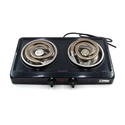 Электроплита 2 конфорки большая спираль Domotec MS-5532