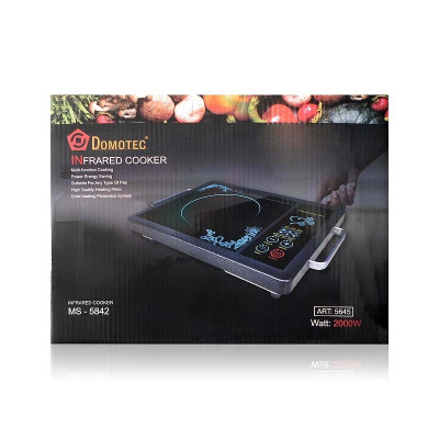 Электроплита инфракрасная 1 конфорка Domotec MS-5842