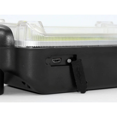Фонарь ручной Bailong 2x18650 micro USB BL-ZJ-8859-B-COB