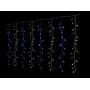 Гірлянда мідний дріт Штора 3,0мХ1,0м 200LED (білий-синій) COPPER-WIRE-200WB-6