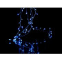 Гірлянда мідний дріт Штора 3,0мХ1,0м 200LED (білий-синій) COPPER-WIRE-200WB-6