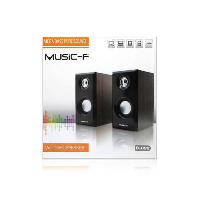 Музыкальные колонки для компьютера 2.0 D-092