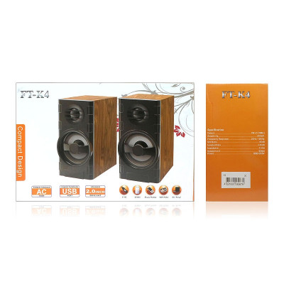Музыкальные колонки для компьютера 2.0 FT-K4