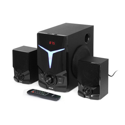 Музыкальный центр 2.1 15Вт+2х5Вт BT/FM/USB/SD/ДУ ZXX ZX-4800BT