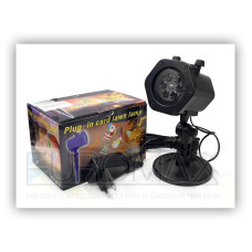 Проектор новогодний 12 картриджей с большими цветными рисунками PIC-01-12