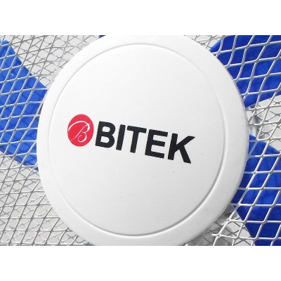 Вентилятор напольный BITEK 16" (40см) 100Вт 5 пласт. лоп. белый/синий BT-1630WB