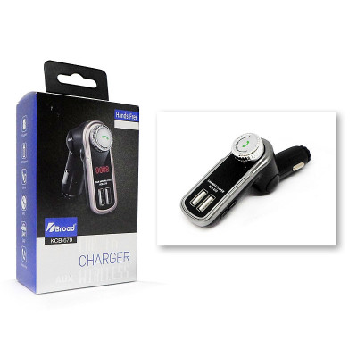 FM модулятор трансмиттер Bluetooth KCB-670 FM054