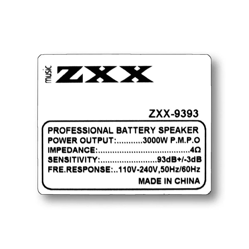 Купить Акустическая переносная колонка ZXX-9393 80Вт 15