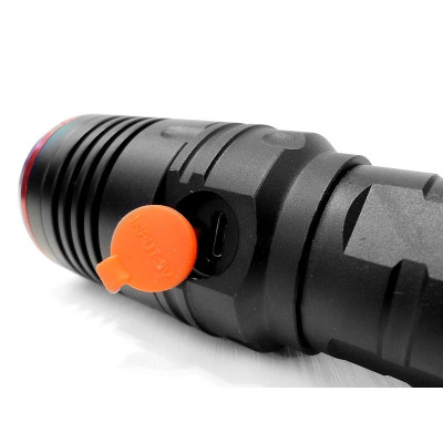 Фонарь полицейский Bailong micro USB BL-A02-T6