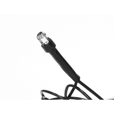 Гирлянда черный провод лампа Рубинка 500LED (белый) LED500W-7