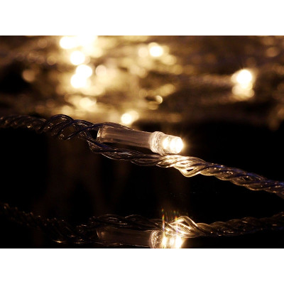 Гирлянда Водопад прозрачный провод 3,0мХ1,5м 320LED (теплый белый) IT-RAINS-320-WW