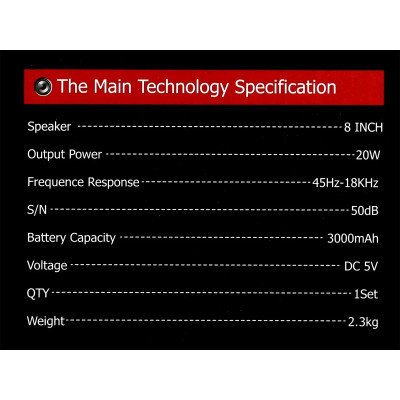 Колонка музыкальная портативная Bluetooth ZQS8128