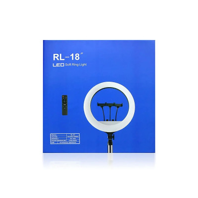 Лампа диодная кольцевая для селфи 18" (46см) RL-18