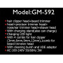Машинка для стрижки 10 в 1 Gemei GM-592
