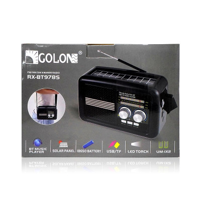 Радиоприемник Golon Solar Bluetooth