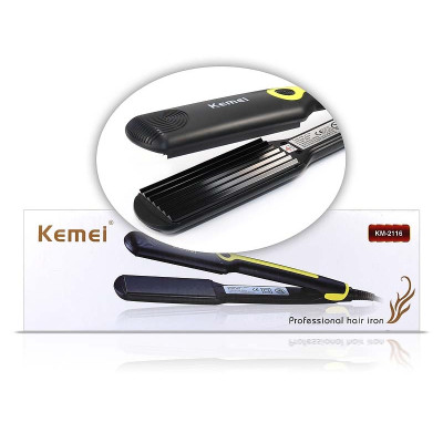 Утюжок для волос гофре Kemei KM-2116-Y