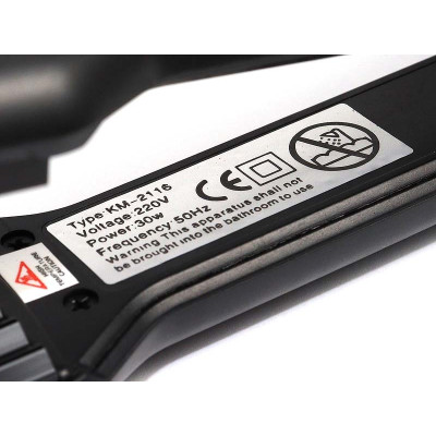 Утюжок для волос гофре Kemei KM-2116-Y
