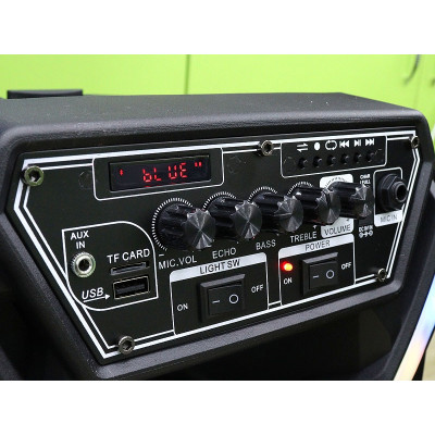 Акустическая переносная колонка ZXX-8884 30Вт 12" 33х53х27см USB/SD/FM/BT/MIC/ДУ