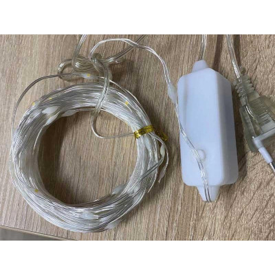 Гирлянда медный провод 10м 100LED (микс) COPPER-WIRE-100M-10