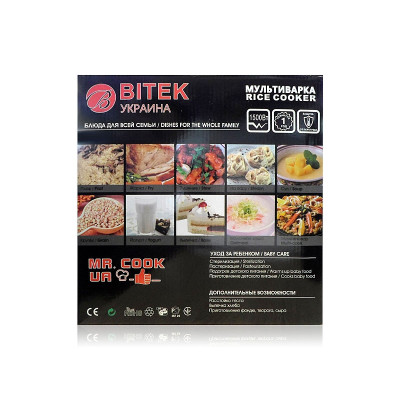 Мультиварка 6,0л 1500Вт 32 программы йогуртница BITEK BT-00032