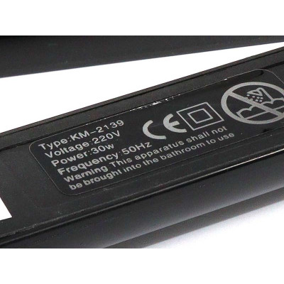 Утюжок для волос гофре Kemei KM-2139