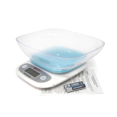 Весы электронные бытовые 7кг кухонные с прямоугольной чашей YZ-125