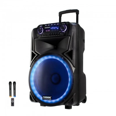Колонка аккумуляторная с радиомикрофонами TMG ORIGINAL Temeisheng SK-015 (Bluetooth/USB/SD)