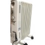 Масляный радиатор Crownberg, масляный обогреватель на 9 секций 2000Вт с терморегулятором