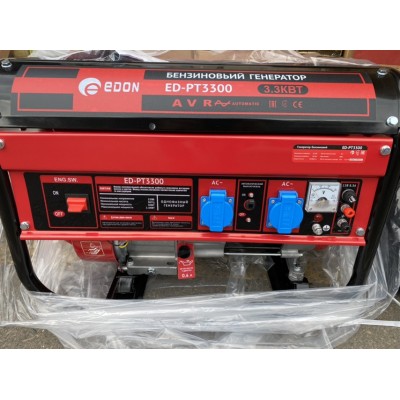 Генератор газ/бензиновий двухтопливный с медной обмоткой Edon ED-PT3300 3.3кВт 7.0л.с.