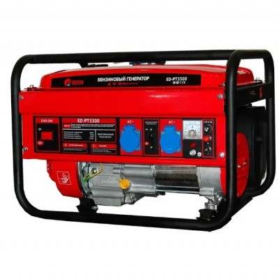 Генератор газ/бензиновий двухтопливный с медной обмоткой Edon ED-PT3300 3.3кВт 7.0л.с.