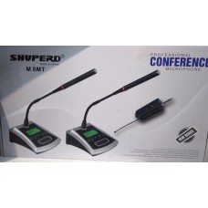 Беспроводная конференционная радио микрофонная система SHUPERD комплект 2 микрофона