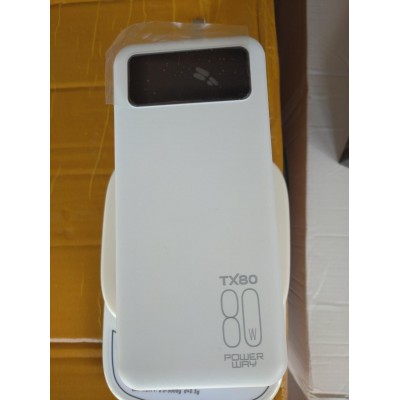 Портативная мобильная батарея повышеной емкости Powerbank TX-80 Torima 80000 mAh оригинал