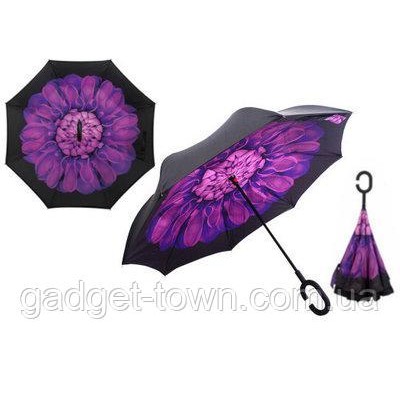 Зонт наоборот с ручкой крюк El 8881