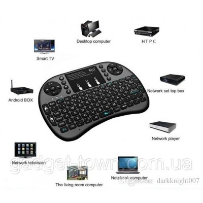 Беспроводная клавиатура с тачпадом и подсветкой LED