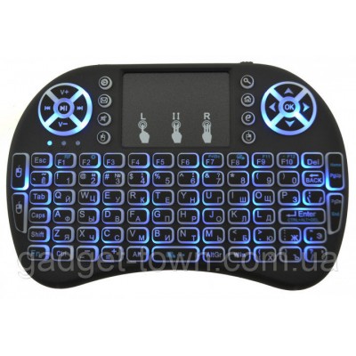 Беспроводная клавиатура с тачпадом и подсветкой LED