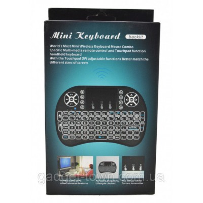 Беспроводная клавиатура с тачпадом и подсветкой LED