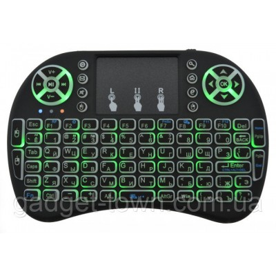 Беспроводная клавиатура с тачпадом и подсветкой LED