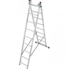 Лестница алюминиевая универсальная 4-секционная Step&Loft 4х4 сх. Высота 4.31 м