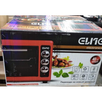 Электрическая печь мини духовка Elite 40л