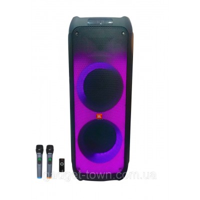 Колонка аккумуляторная ZXX partybox c радиомикрофонами (200W/USB/BT/FM/TWS)