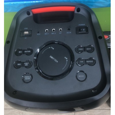 Колонка аккумуляторная ZXX partybox c радиомикрофонами (200W/USB/BT/FM/TWS)