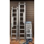 Лестница алюминиевая универсальная 3-секционная Step&Loft 3х9 сх. Высота 5.93 м