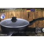 Сковорода German Family с гранитным покрытием и крышкой 26*5.7 см