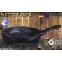 Сковорода German Family с гранитным покрытием и крышкой 26*5.7 см