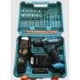 Шуруповерт аккумуляторный Makita 550DWE и набор инструментов в кейсе (Макита 24V 5A/h) 2 аккумулятора