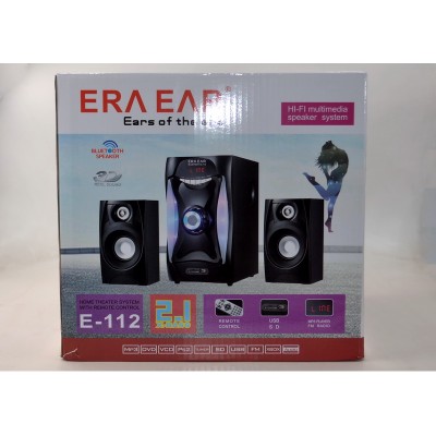 Акустическая система с сабвуфером, музыкальный центр 2.1 Era Ear E-112 (USB/Bluetooth/FM-радио)