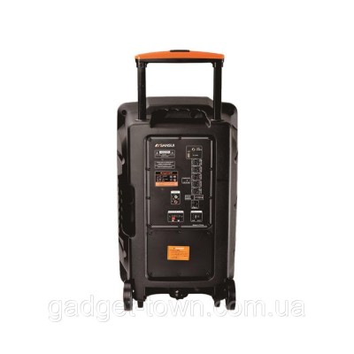 Акустика портативная с двумя микрофонами SANSUI SS2-12 / 160W (USB/Bluetooth/AUX) Супер звук!